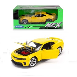 Welly. Машинка 1:24 "Chevrolet Camaro ZL1", желтый арт.24042W