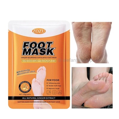 Маска-носочки для ног ZOZU Ginger Foot Mask 35g