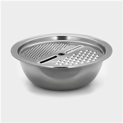 Набор посуды из нержавеющей стали «Помощник», d=28 см (миска), h=9,4 см (тёрка)