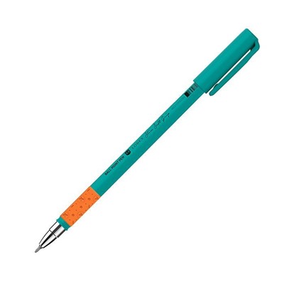 Ручка масляная синяя, 0,5 мм, игловидный наконечник, резиновый грип LOREX NEON Slim Soft Grip