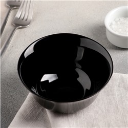 Салатник Carine Noir Uni, 300 мл, d=12 см, цвет чёрный