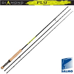 Удилище нахлыстовое Salmo Diamond FLY, тест 6-7 г., дилна 2,85 м.