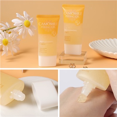 Пилинг-скатка для лица с ромашкой Laikou Camomile Peeling Gel, 60 гр.