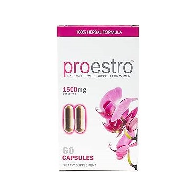 VH Nutrition PROESTRO | Estrogen Support* Supplement for Women | Extra Strength Hormone Balance* for Her | 60 Capsules in Easy to Swallow Pills