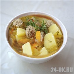 Суп с фрикадельками 338 гр