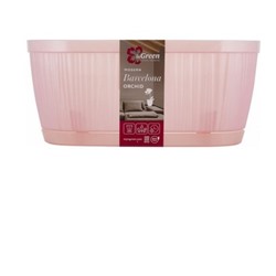 Горшок для цветов InGreen BARCELONA ORCHID 2,7л, 275х145мм овальный, розовый перламутровIG623710043