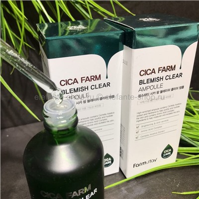 Ампульная сыворотка FarmStay Cica Farm Blemish Clear Ampoule, 100 мл (125)