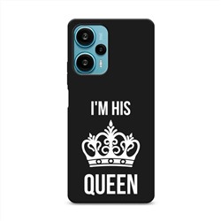 Матовый силиконовый чехол I am his Queen на Poco F5