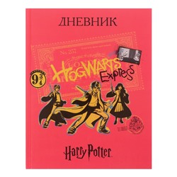Дневник твердая обложка 1-11 класс 40 листов, Гарри Поттер, глянцевая ламинация