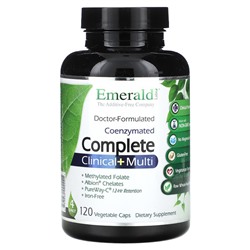 Emerald Labs CoEnzymated Complete Clinical + Multi, 120 растительных капсул