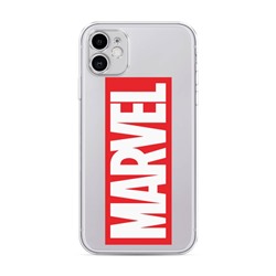 Силиконовый чехол Marvel вертикальный на iPhone 11