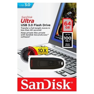 64Gb Sandisk Cruzer Ultra USB3.0 (SDCZ48-064G-U46)
