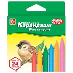 Луч. Восковые мелки шестигранные "Zoo мини" 24 цв. арт.12С 866-08 /52