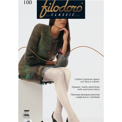 Колготки Filodoro COTTON WOOL 100