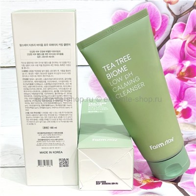 Пенка для умывания FarmStay Tea Tree Biome Low pH Calming Cleanser 180ml (78)