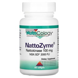 Nutricology NattoZyme, 100 mg, 60 Softgels