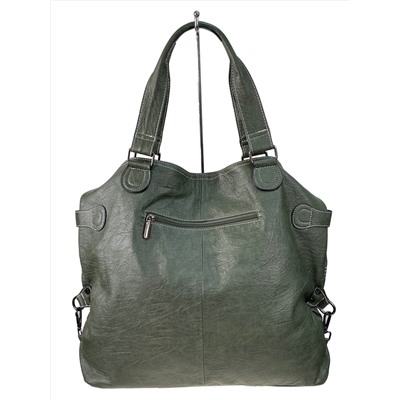 Женская сумка тоут из искусственной кожи цвет зеленый