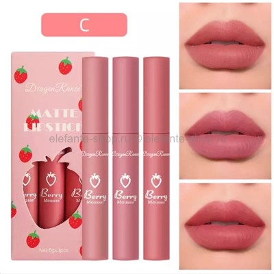 Набор блесков для губ Dragon Ranee Strawberry Lipstick Set (106)