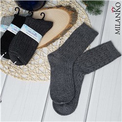 Женские шерстяные носки (чёрный, серый) MilanKo N-309 4шт