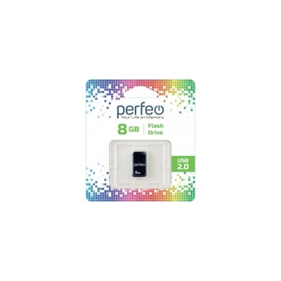 8Gb Perfeo M03 Black USB 2.0 (PF-M03B008)