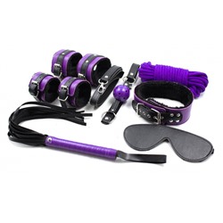 Набор BDSM, фиолетовый 7 предметов