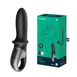 Satisfyer Анальный вибратор Hot Passion с функцией нагрева (черный)