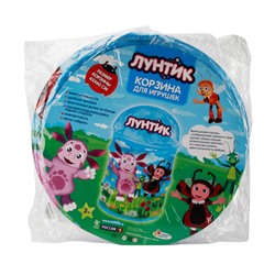 Играем вместе. Корзина для игрушек "Лунтик" в пак. 43*60см арт.XDP-17916-R