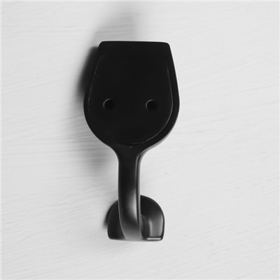 Крючок мебельный CAPPIO CKO010, однорожковый, черный
