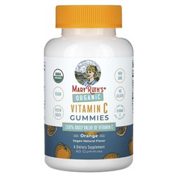 MaryRuth's Органические мармеладки Витамин С, Апельсин - 135 мг - 60 мармеладок - MaryRuth's