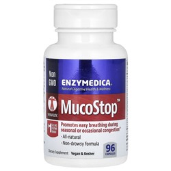Enzymedica MucoStop - 96 капсул - Enzymedica