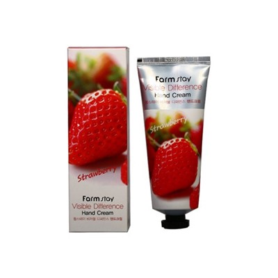 Farmstay Крем для рук Visible Difference Hand Cream Strawberry