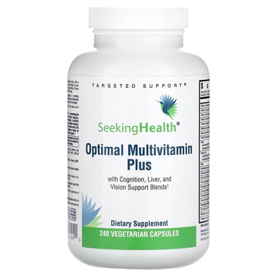 Seeking Health Optimal Multivitamin Plus, 240 вегетарианских капсул