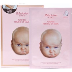 JMSolution / Гипоаллергенная тканевая маска для упругости кожи JMsolution Mama Pureness Firming Up Mask. 10 шт.