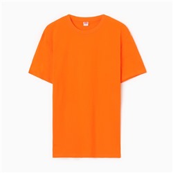 Футболка мужская, цвет оранжевый, р-р 54