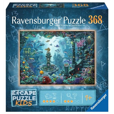 Ravensburger. Пазл-квест 368 "Подводное королевство" арт.13395