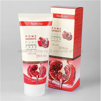 Пенка очищающая с экстрактом граната FarmStay Pomegranate Pure Cleansing Foam 180ml (78)