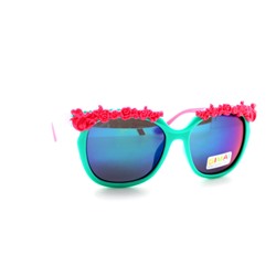 Детские солнцезащитные очки gimai 8001 зеленый розовый
