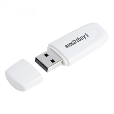 8Gb Smartbuy Scout White USB2.0 (SB008GB2SCW)