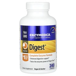 Enzymedica Digest, Комплекс ферментов для пищеварения - 240 капсул - Enzymedica