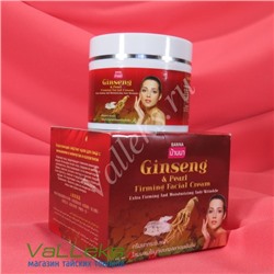 Антивозрастной лифтинг-крем для лица с женьшенем, жемчугом и коллагеном Banna Genseng, Pearl Firming Facial Cream, 100 мл