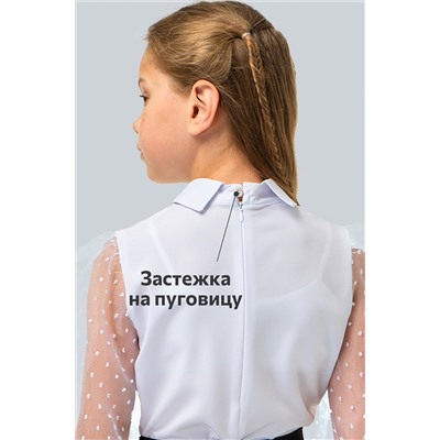 Блузка для девочки с добавлением вискозы Happy Fox