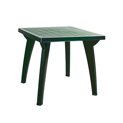 Стол квадратный "ЛУНА" 80*80 см зеленый (740)