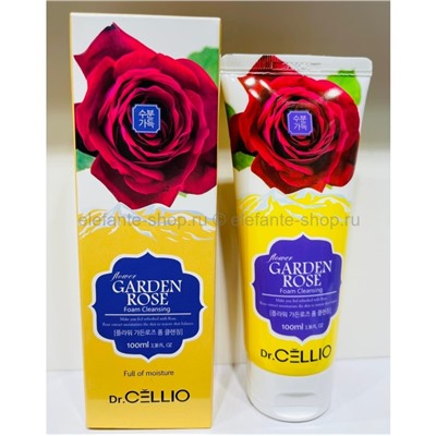 Пенка для умывания Dr. CELLIO Flower Garden Rose Foam Cleansing 100ml (125)