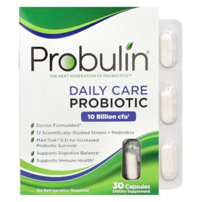 Probulin Пробиотик Daily Care, 10 миллиардов КОЕ, 30 капсул - Probulin