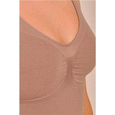 MY Боди женское BO117 BODY SHAPER SPALLA LARGA (1/68) (chocolate (шоколад) MY #266159