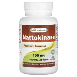 Best Naturals Nattokinase - 100 мг - 90 вегетарианских капсул - Best Naturals