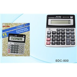 Калькулятор 8-разрядный, настольный SDC-800