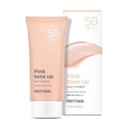 PrettySkin Pink tone up sun cream SPF50+PA++++ солнцезащитный крем