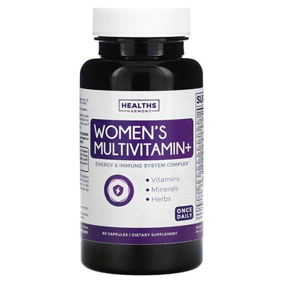 Healths Harmony Женские мультивитамины+, 60 капсул