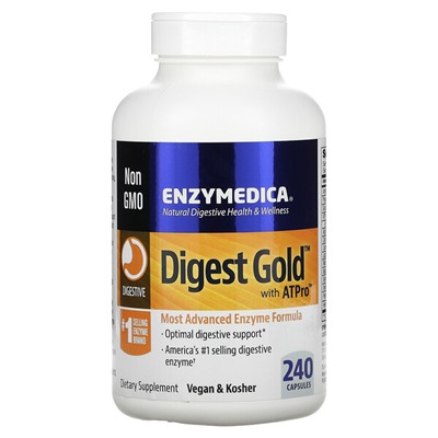Enzymedica Digest Gold с ATPro - 240 капсул - Enzymedica